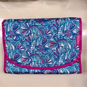 Lilly Pulitzer for Target Blue and Pink Cosmetic Bag